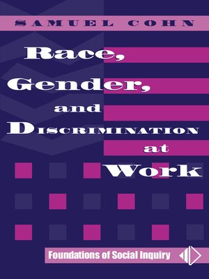 cover image of Race, Gender, and Discrimination At Work